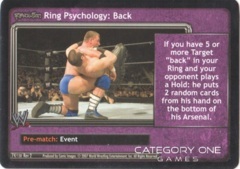 Ring Psychology: Back